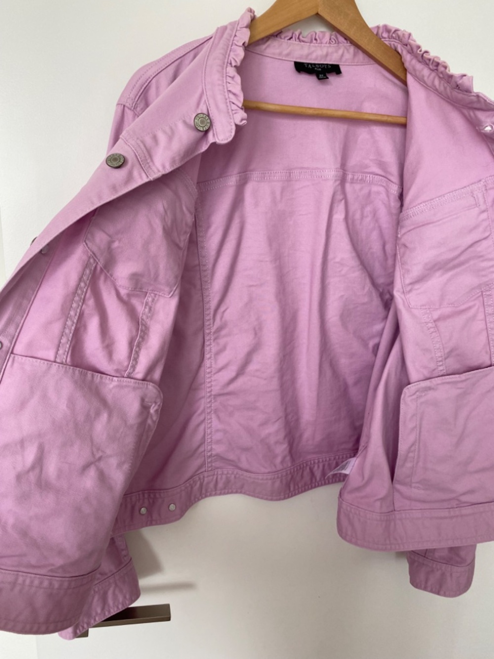 Talbots Plus Size Jean Jacket - Picture 6 of 6